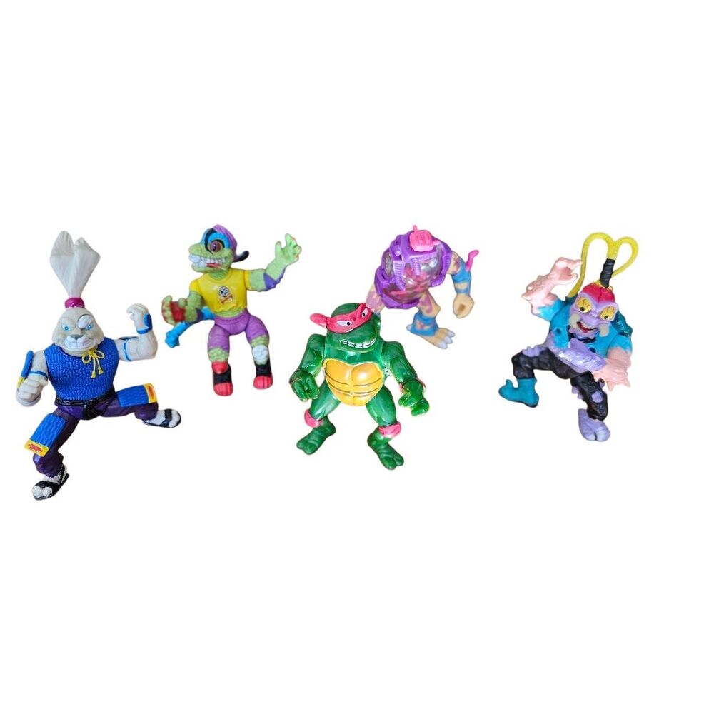 TMNT Teenage Mutant Ninja Turtles Figurines  Vintage 1988 1990